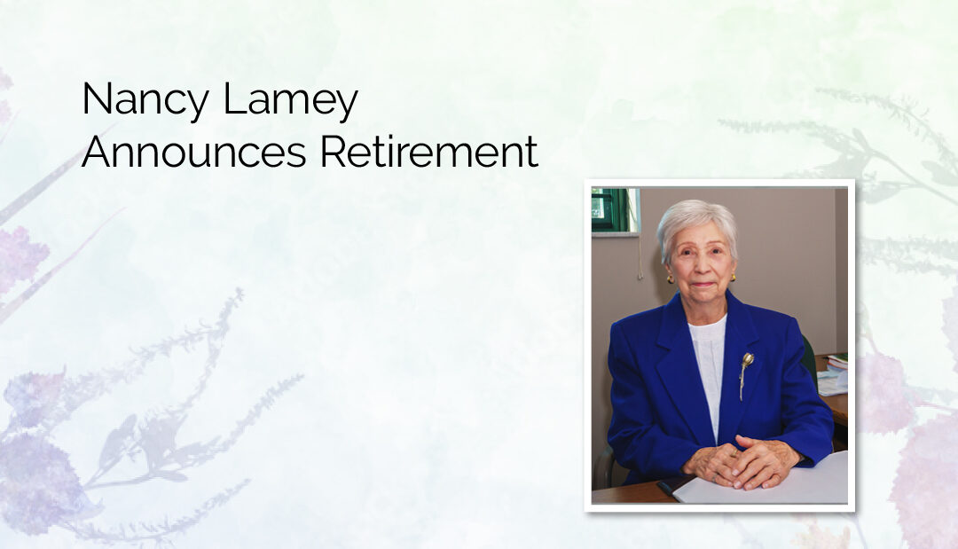 Nancy Lamey Announces Retirement